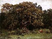 Nikolay Nikanorovich Dubovskoy The mighty oak France oil painting artist